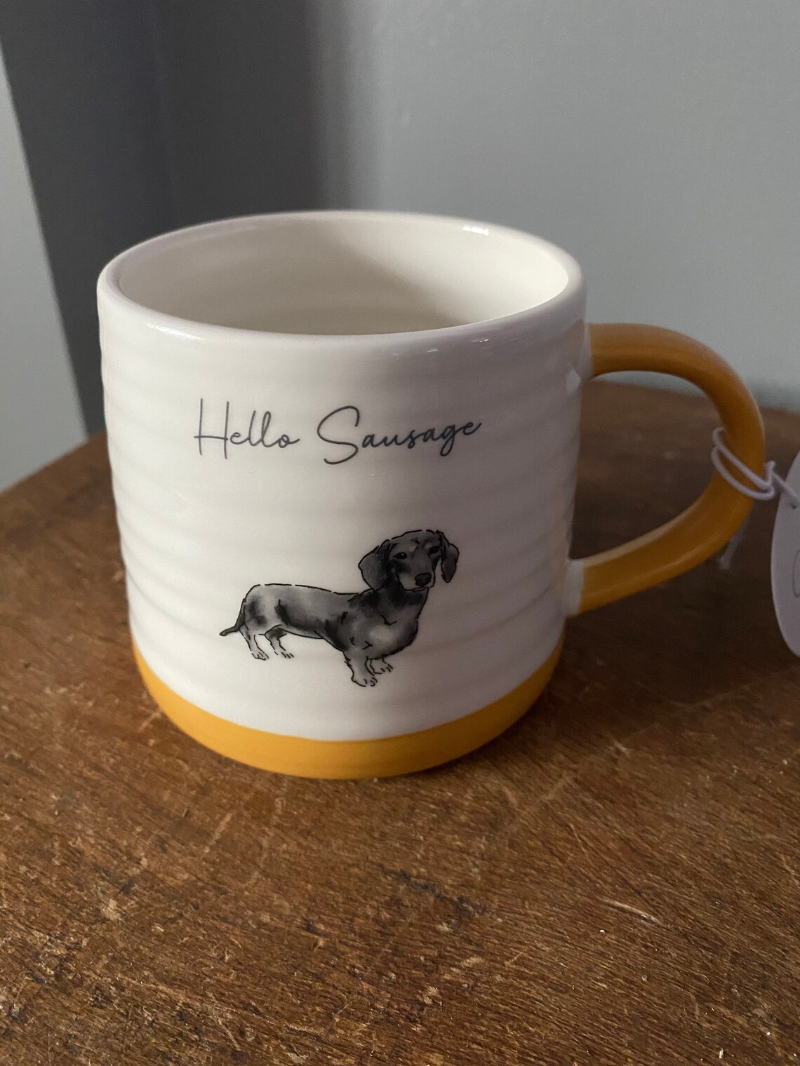 Sausage dog gift set. Cup and coaster set. Ideal birthday Etsy