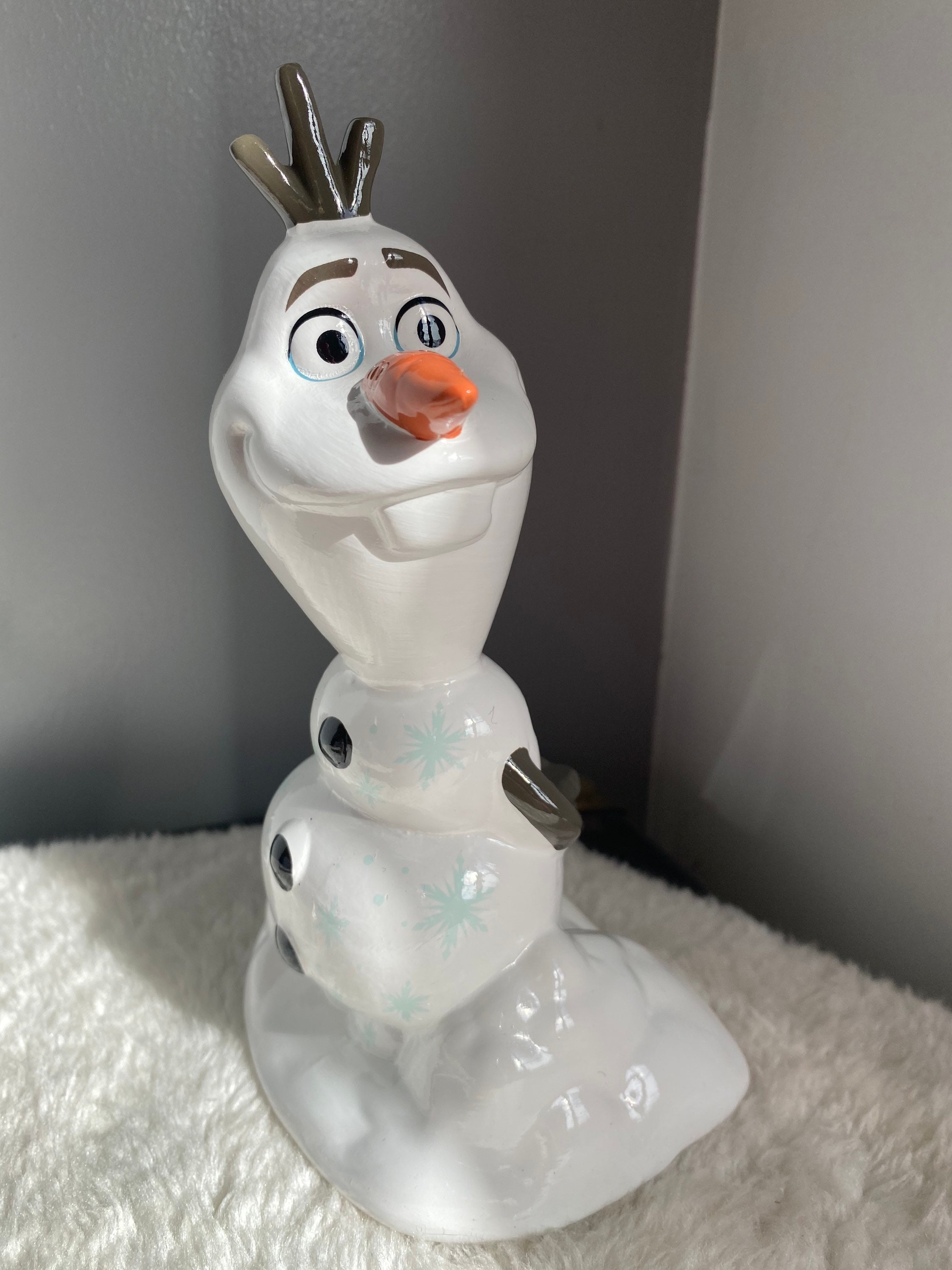 Disney Olaf money box from frozen. Lovely gift or birthday Etsy Polska