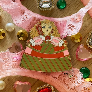 Jade Infanta 1660 - Hard Enamel Pin - Lapel Pin - Accessories - Badge - Brooch - Design - Art History - Princess - Las Meninas - Spain