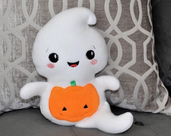 Halloween ghost plush stuffed decor- Ghost plushie toy- Halloween Sofa couch decorative pillow