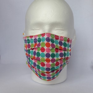 Handmade Cotton Face Mask: Double Layered, Washable, Reusable