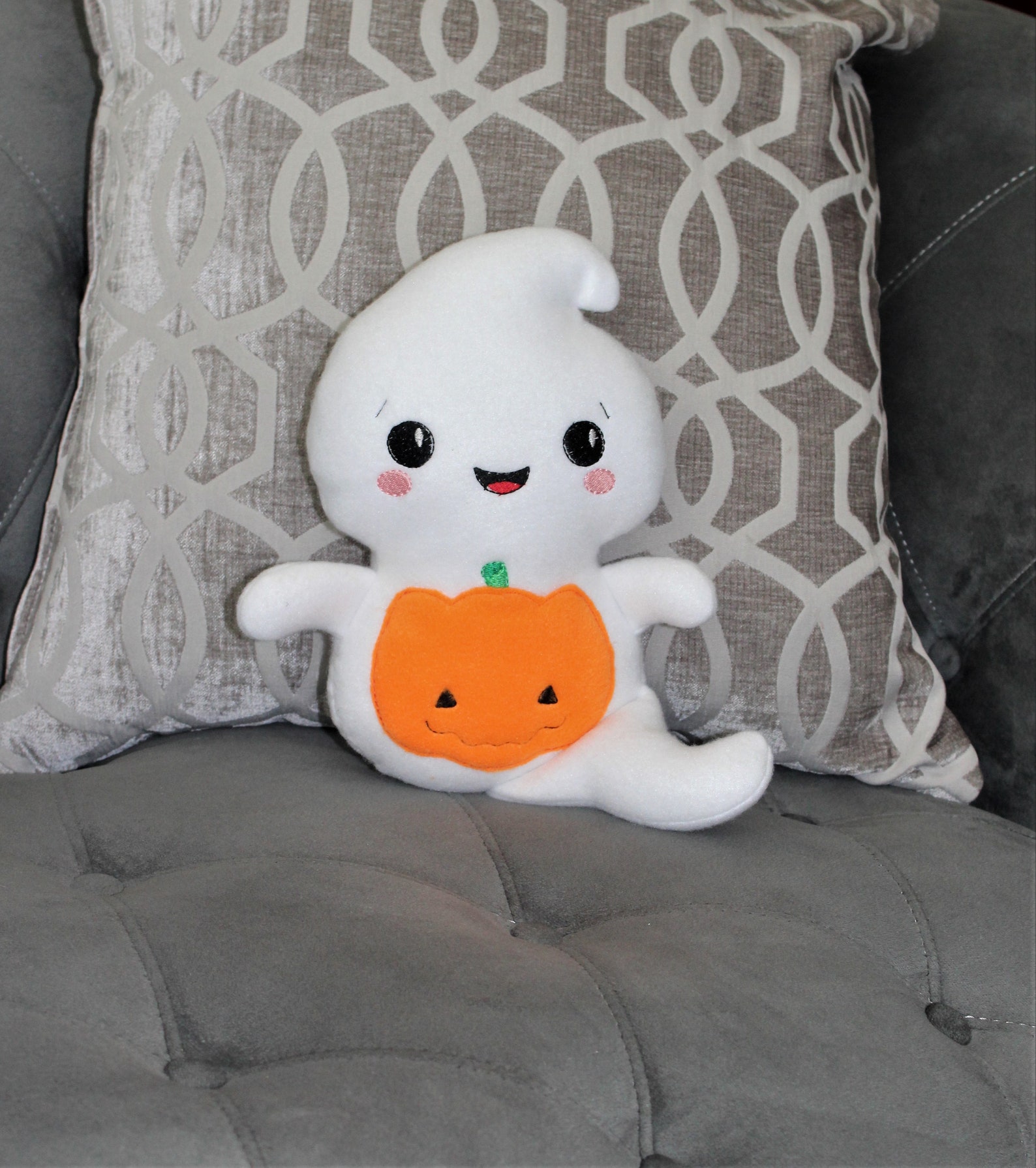 Halloween ghost plush stuffed decor Ghost plushie toy Etsy