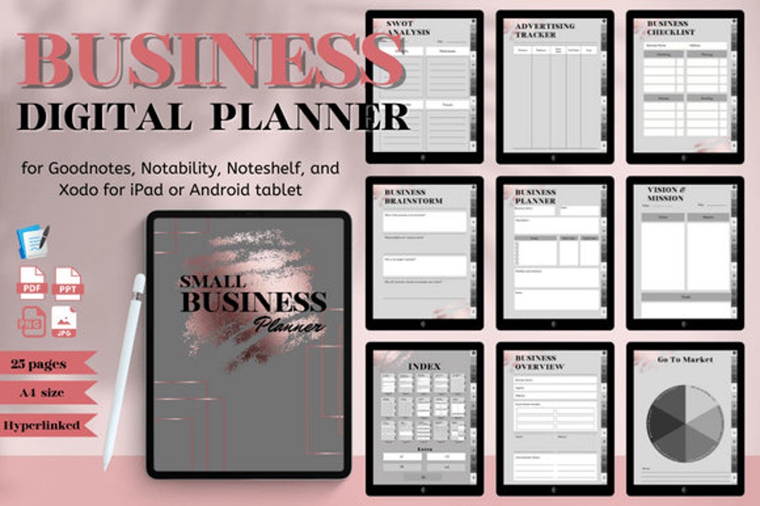 Digital Planner 2024 2025 Undated Digital Planners Goodnotes Planner ...