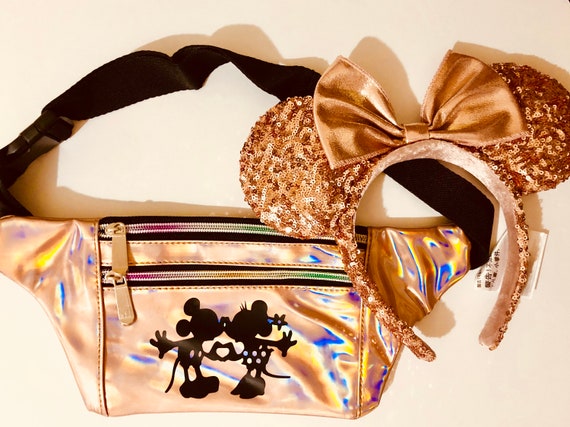 rose gold bum bag