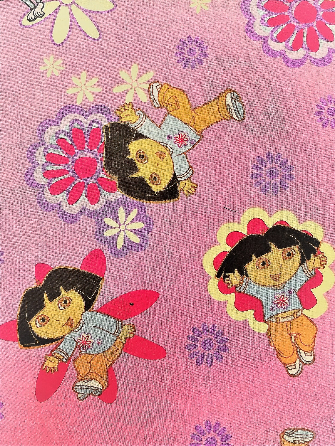 Dora the Explorer 5/8 Yard Cotton 44 wide Pink Quilting Etsy