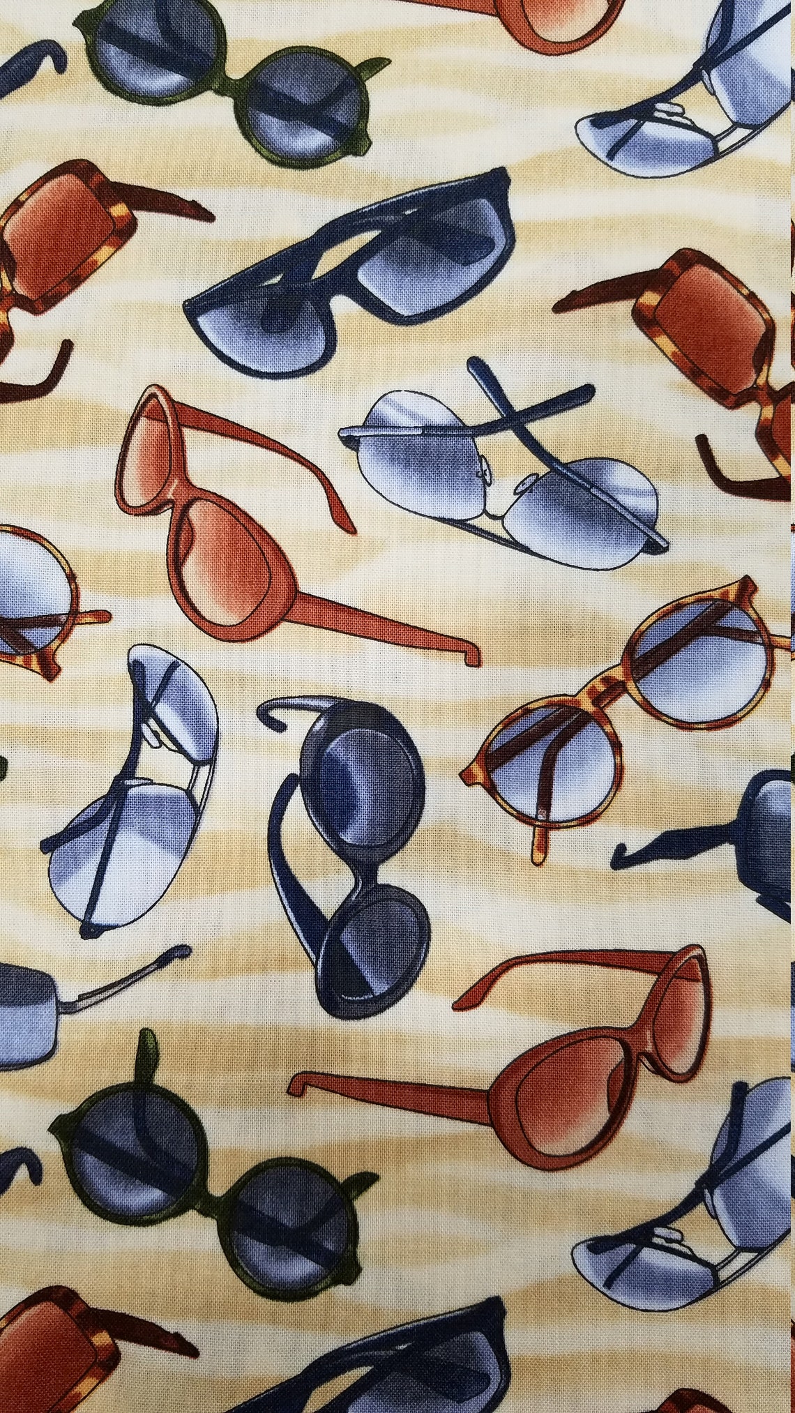 Sunglasses Fashion Accessories Novelty Cotton Quilting Fabric Etsy