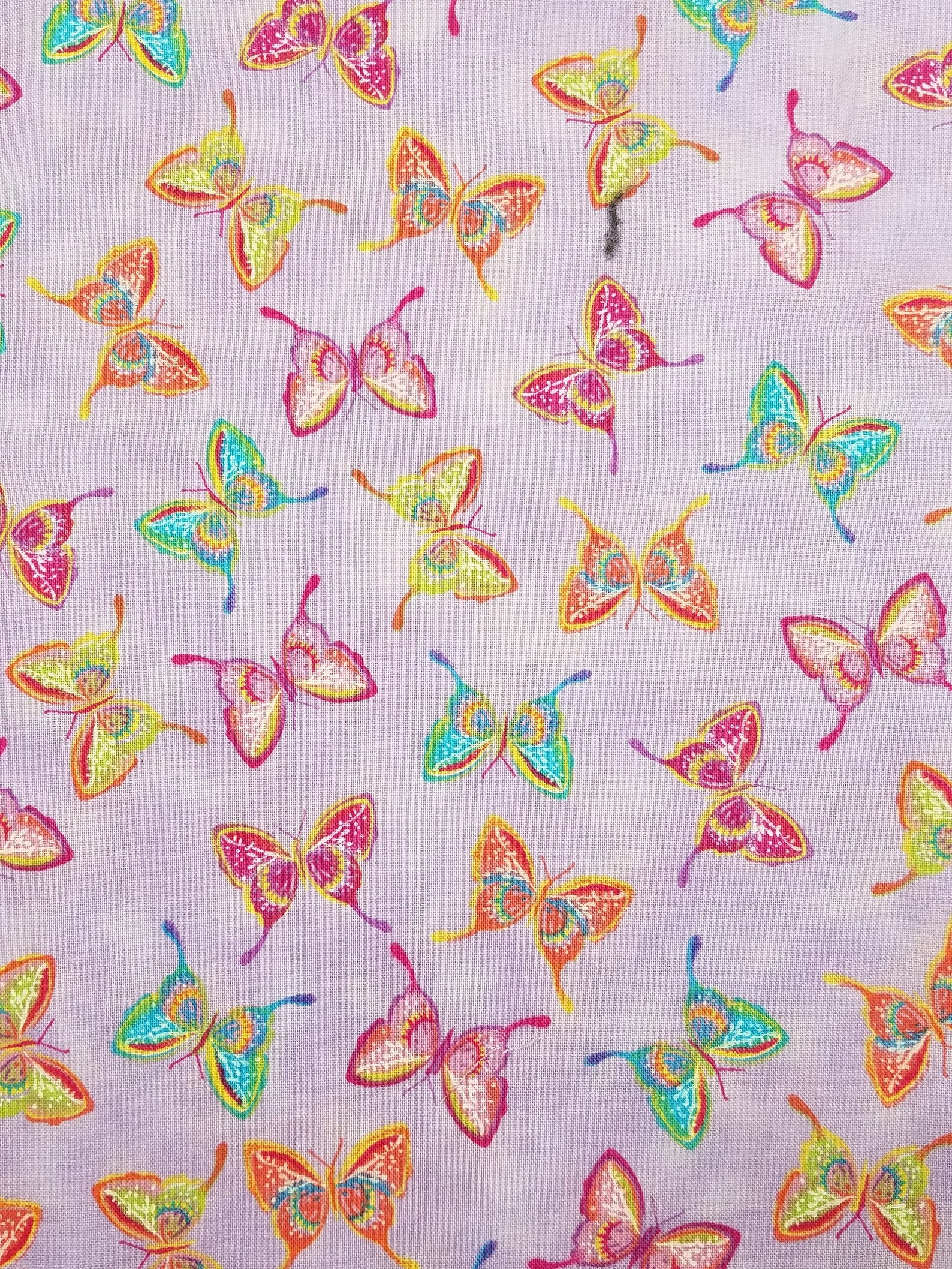 Butterfly Cotton Quilting Fabric by the Yard 44 Wide Etsy