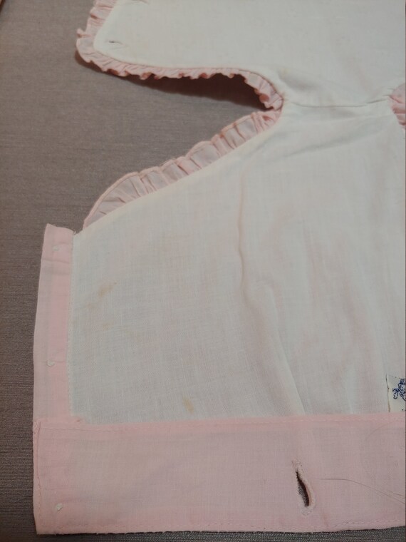 BABY GIRL SUNSUIT - Pink Eyelet Cross Strap Sunsu… - image 7