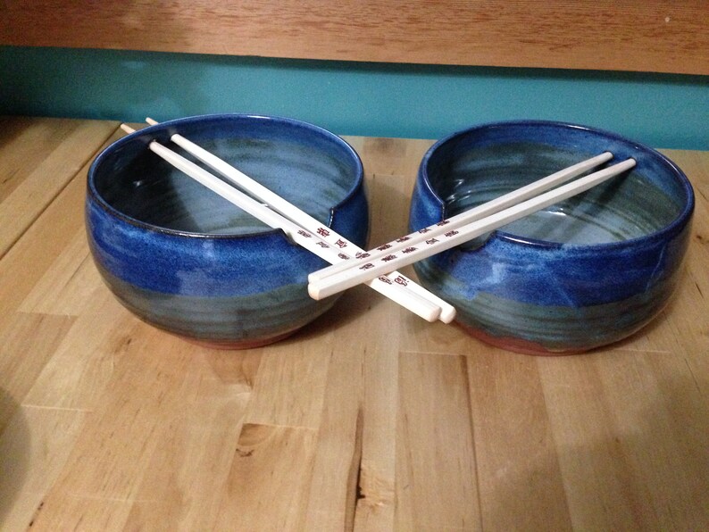 Custom Noodle Bowls by Earth Inspirations Pottery Etsy