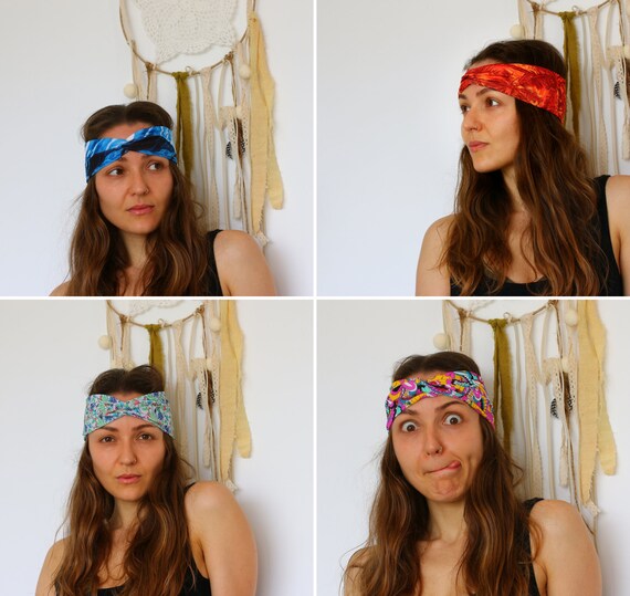 Knot Turban Tropical Headband Twist Front Headband Turban Etsy