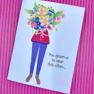 DOWNLOAD Printable Encouragement Card and Envelope - You&#39;re Doing Great - 2 sizes