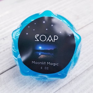 Moonlit Magic glycerin soap bar love spell scented 4 oz