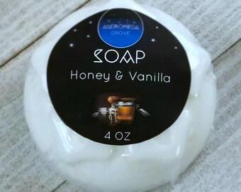 Goat Milk Soap, Honey and Vanilla 4 oz bar