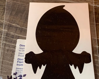 Vinyl Indoor/Outdoor Decal Car Sticker Kit Ghost Face Scream Black
