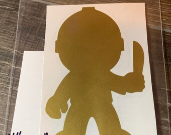 Vinyl Innen/Außen Aufkleber Auto Aufkleber Kit Jason Freitag der 13te Gold