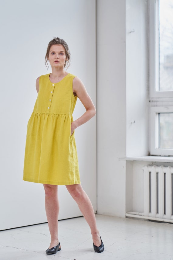 smock dress with pockets