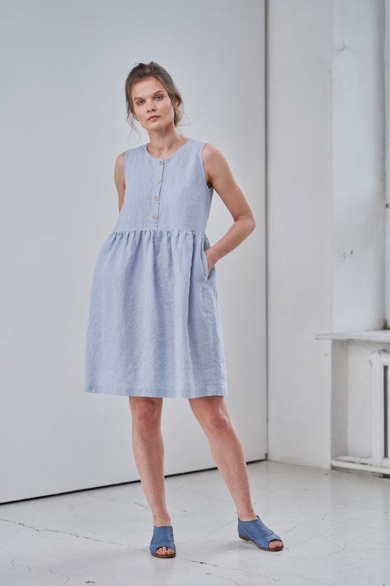 smock dress with pockets