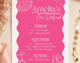 Hen Do Bachelorette Party Invite Template