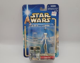 ハズブロ 2002年 新品 ヴィンテージ スターウォーズ クローンの攻撃 タウン・ウィー・カミーノ クローナー アクションフィギュア おもちゃ