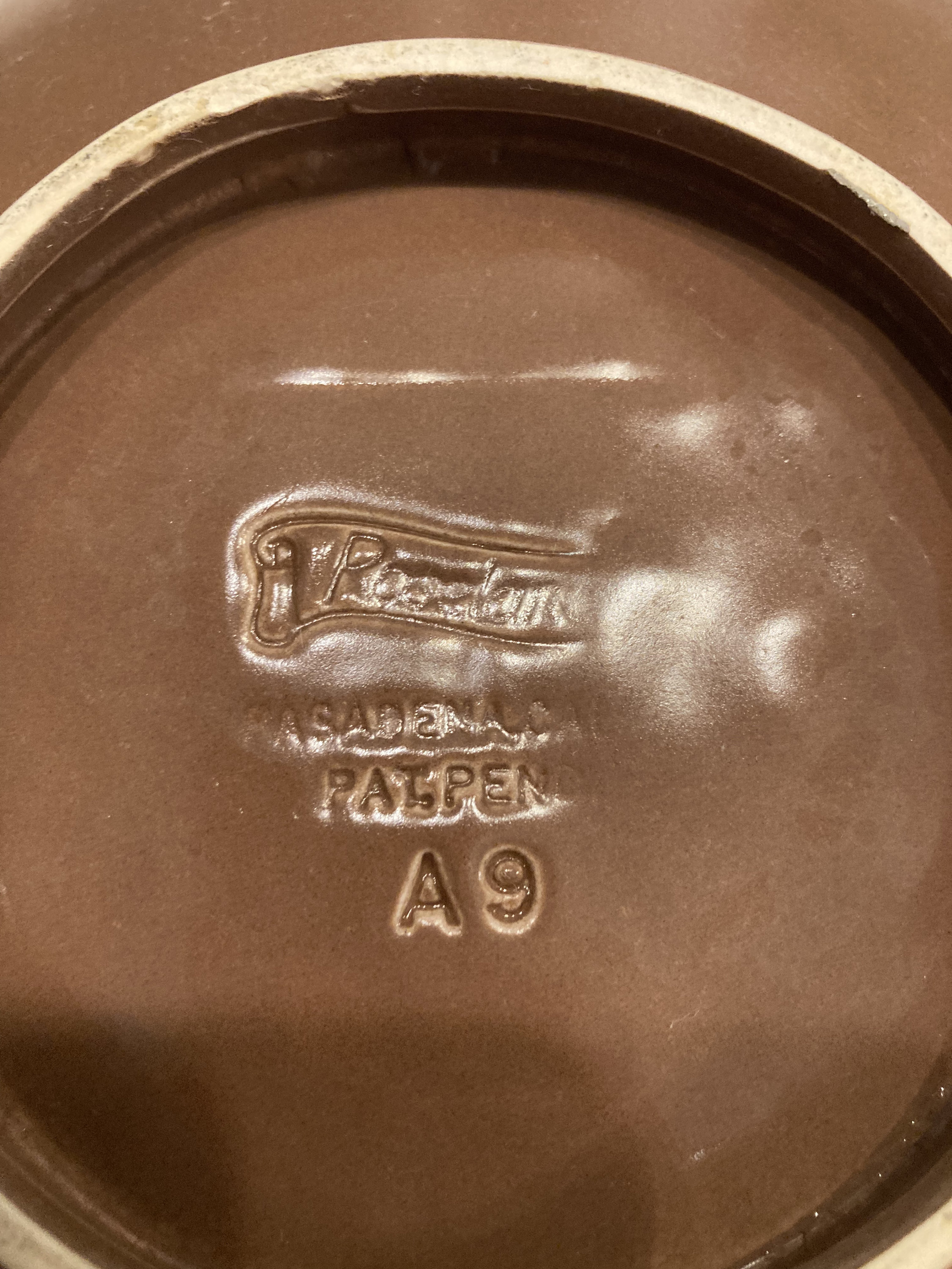 Vintage Roselane Art Pottery Mid Century Modern Bowl Pasadena California Etsy