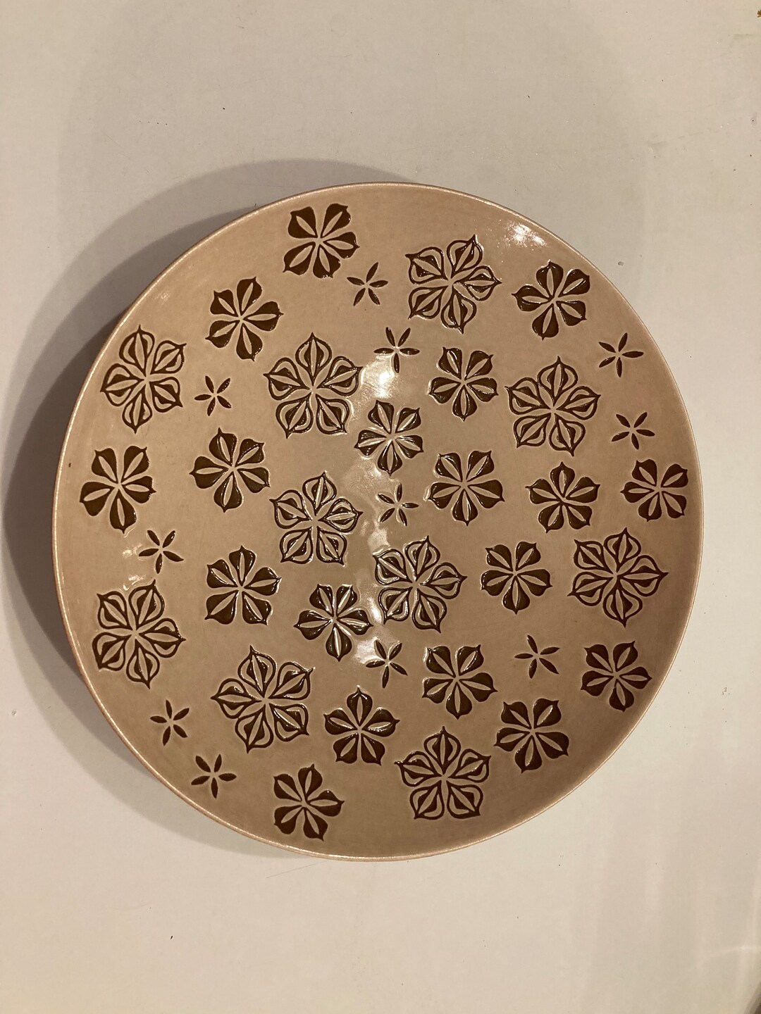 Vintage Roselane Art Pottery Mid Century Modern Bowl Pasadena California Etsy