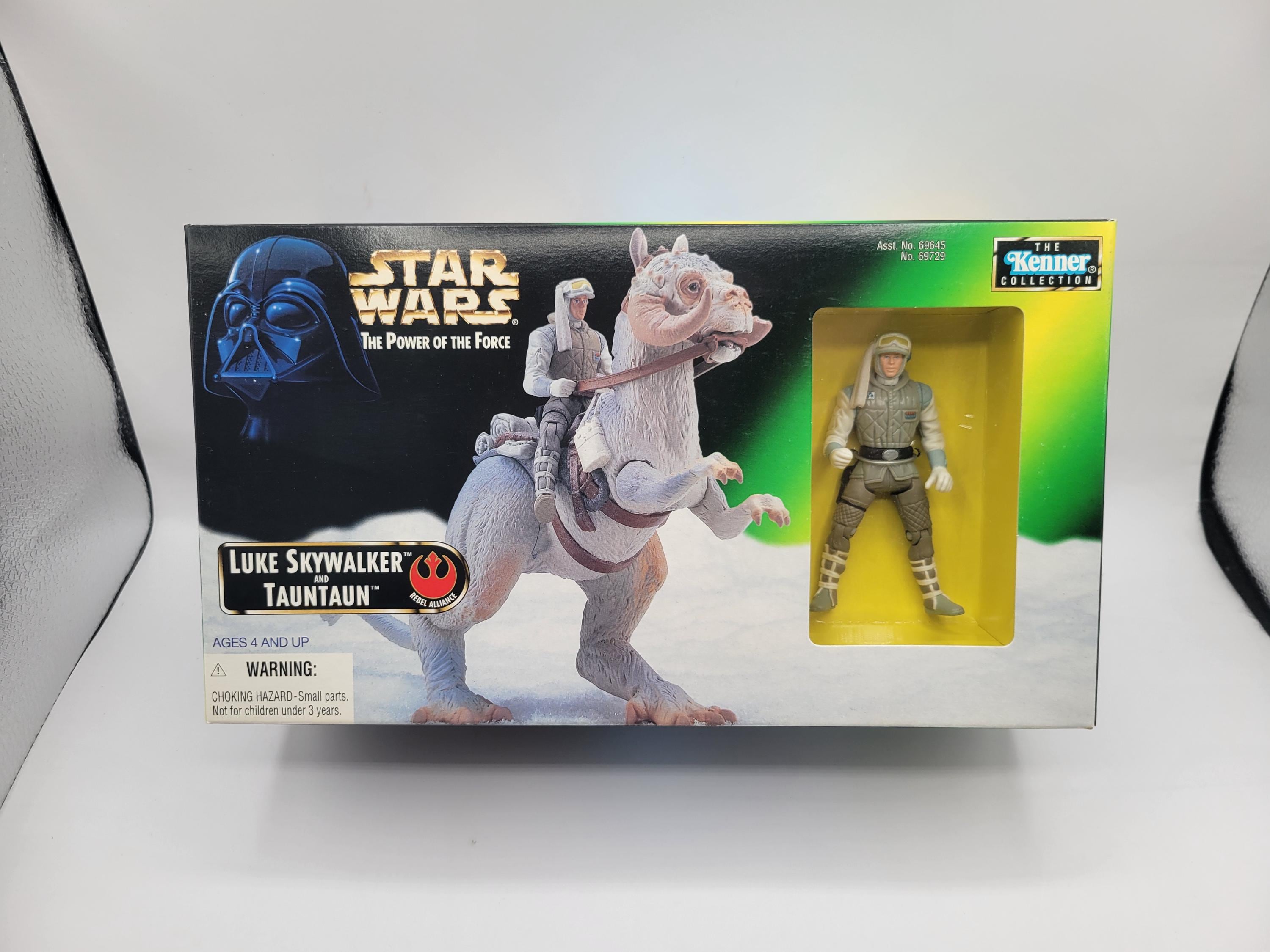 Hasbro Kenner 1997 Brand New Vintage Star Wars the Power of the Force Luke Skywalker and Tauntaun Action Figure Toy