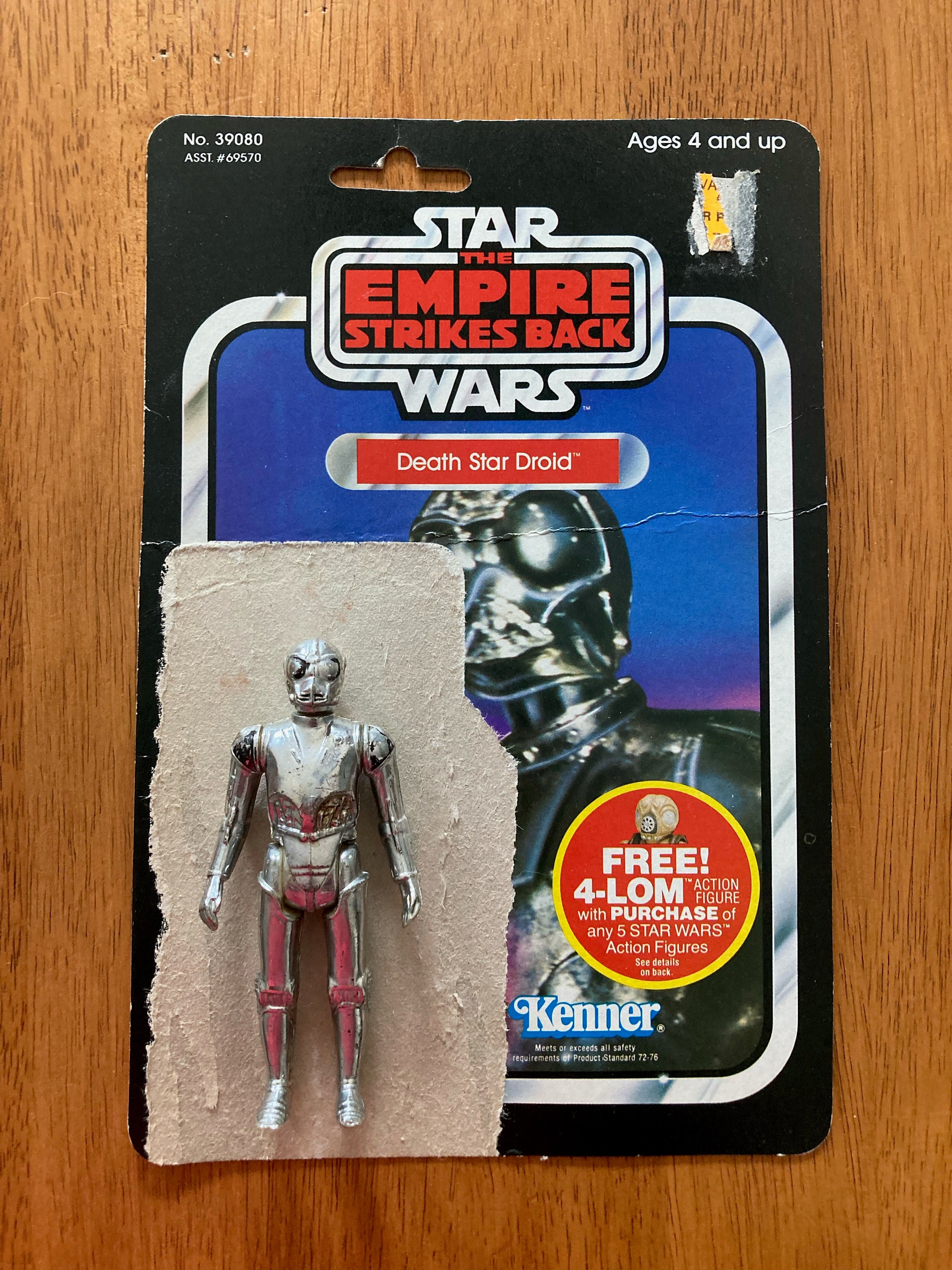Vintage Kenner 1978 Star Wars Death Star Droid Action Figure