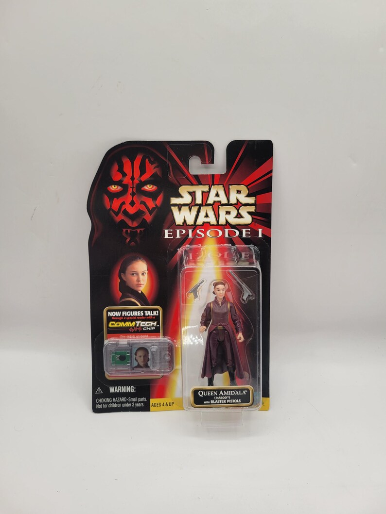 Star Wars Episodio I: Regina Amidala (Naboo) Action Figure 3.75'' Con Blaster - 3