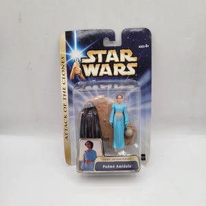 Hasbro 2003 Gloednieuwe vintage Star Wars Attack of the Clones Lars Homestead Padme Amidala Action Figure speelgoed