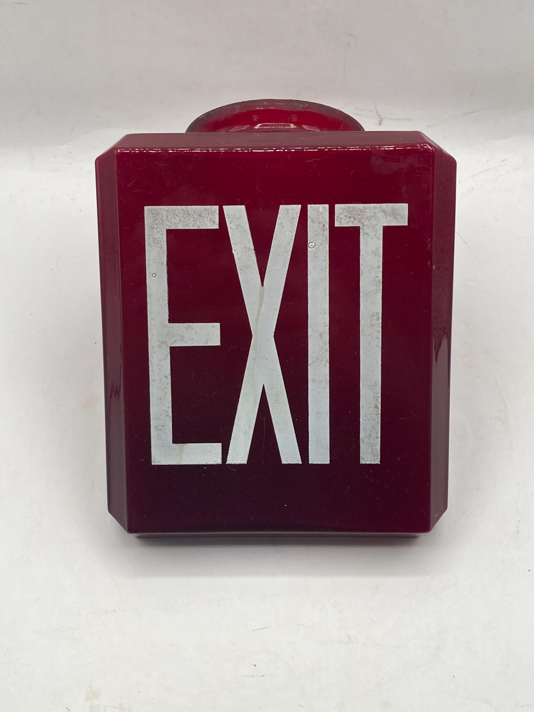 Exit light vintage - Etsy 日本
