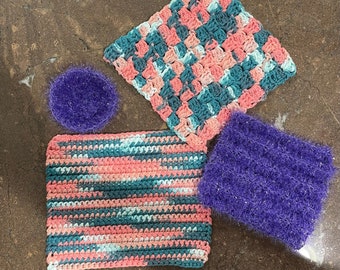 Anfänger Häkelanleitung, Topflappen und Scrubby, sofort download