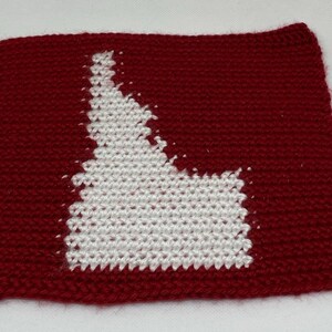 Digital Download Idaho Throw Pillow Pattern, Graphgan, Corner-to-corner or single crochet pattern