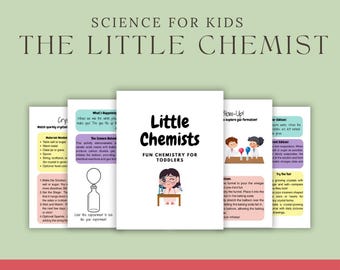 Mein kleiner Chemiker PDF - Vorschule & Kindergarten Naturwissenschaftliche Aktivitäten | Küche Chemie-Experimente | MINT für Kinder | Grundschule Natur