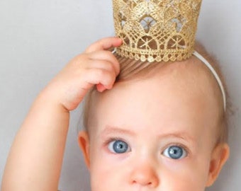 Baby Crown Headband Etsy Baby Crown Headband Etsy