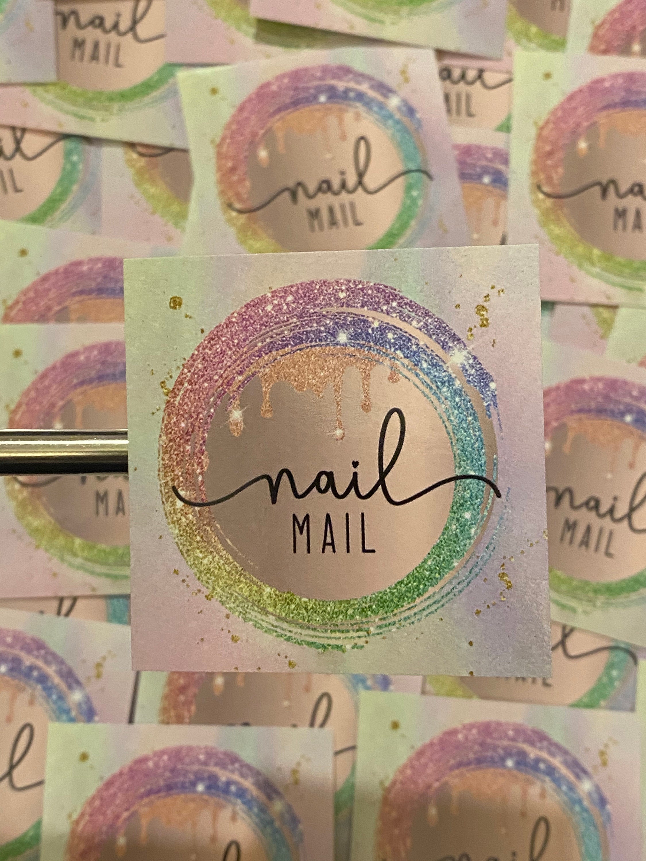 Nail Mail - glitter sticker