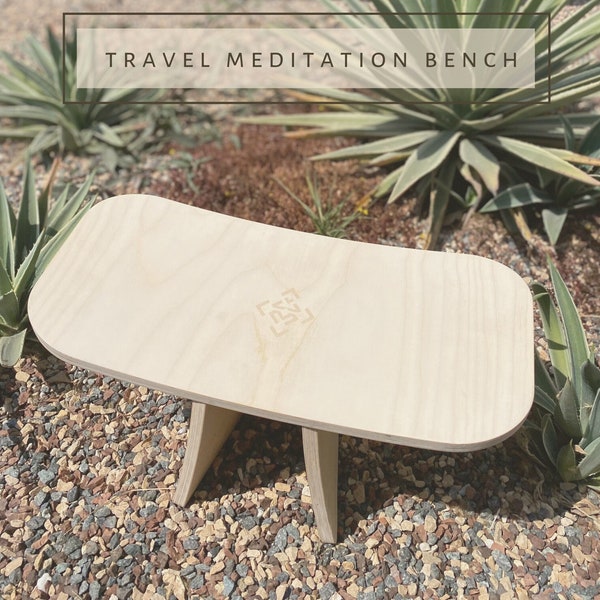 Meditation Bench | Foldable Travel Meditation Chair | Yoga Bench | Meditation Stool