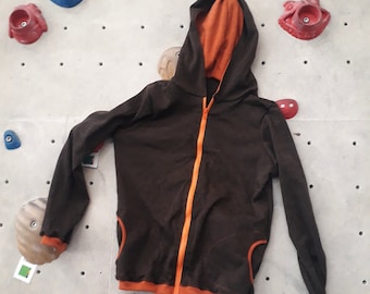Merino Hoodie with Zipper | Hooded Merino Wool Sweatshirt | 100% Merino Wool | Pure Merino Sweater | Climbing Hoodie | Sports Hoodie