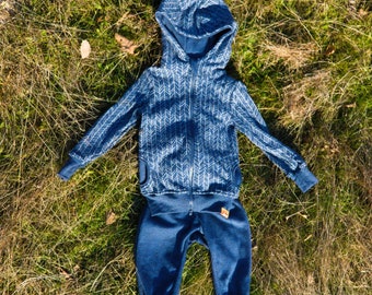 Merino Set for Kids: Hoodie and Pants | 100% Merino Wool "Grow with me" Hoodie and Joggers