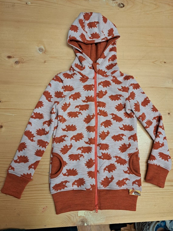Kids Merino Sweater With Zipper 100 Merino Wool Hoodie With
