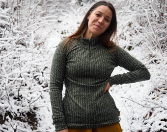 Half Zip Shirt from Merino Wool