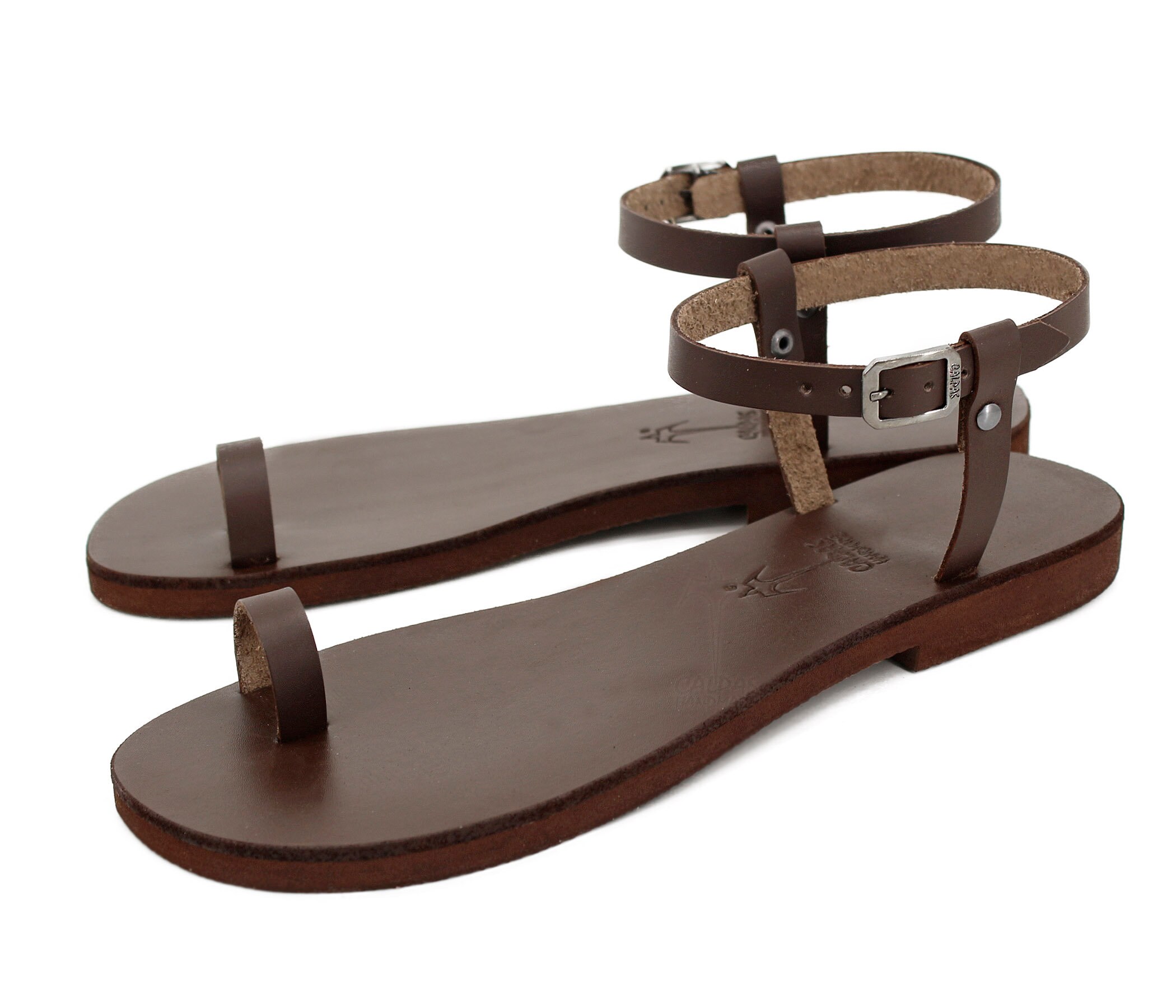 Ankle Strap Leather Minimalist Men display picture 3