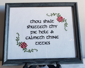 Calmeth Cross Stitch Pattern - PDF