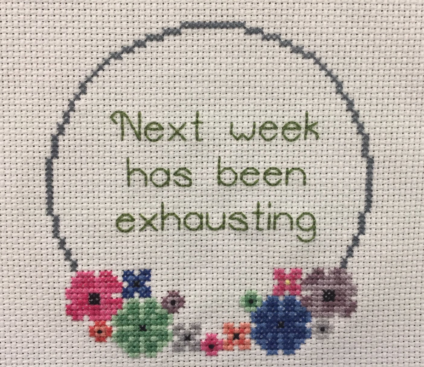 Exautin Pattern Exhausting Cross Stitch Pattern - PDF - Etsy Canada