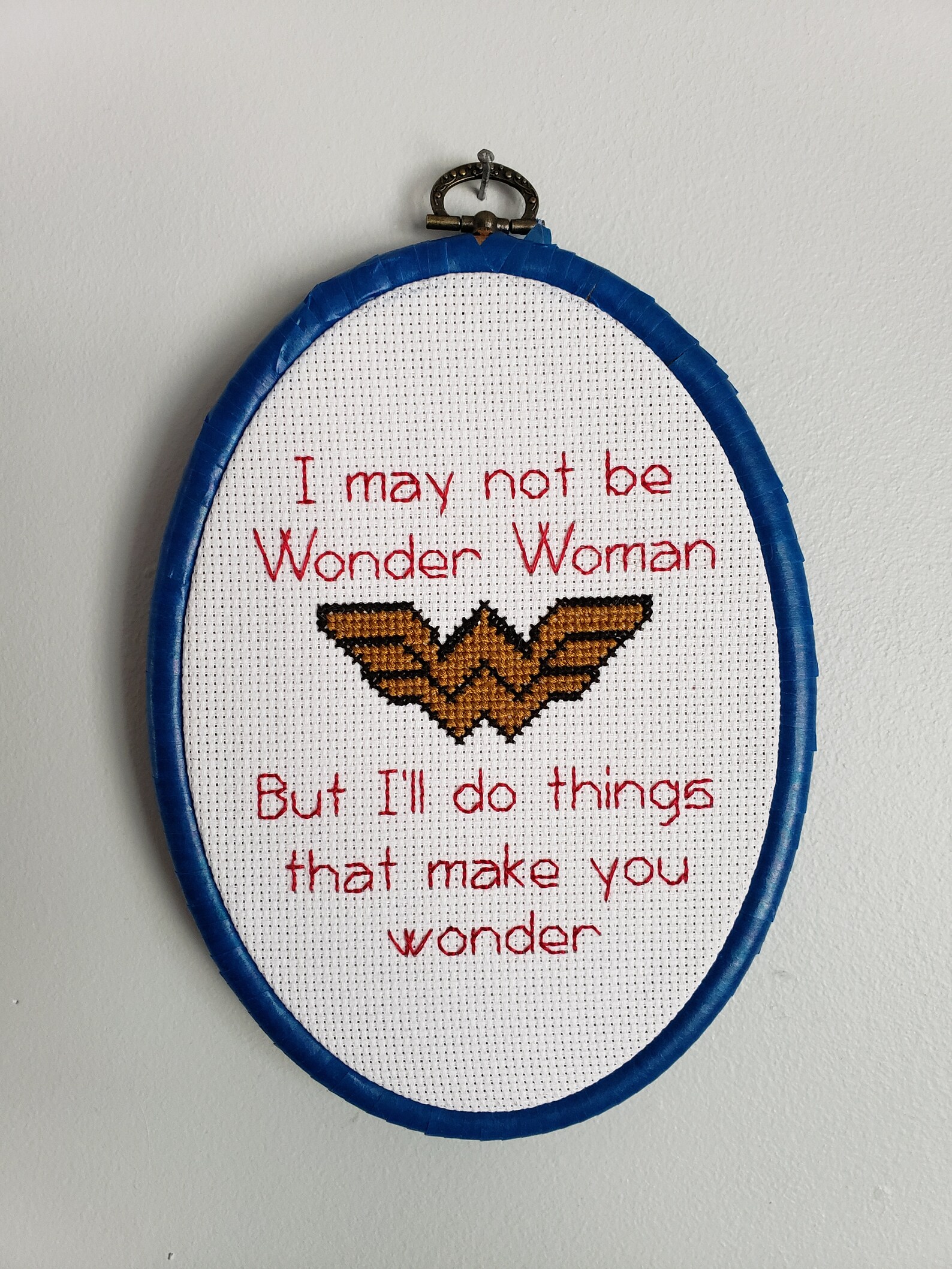 Wonder Woman Cross Stitch Pattern PDF Etsy