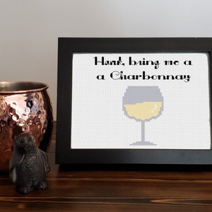 Charbonnay Cross Stitch Pattern - PDF