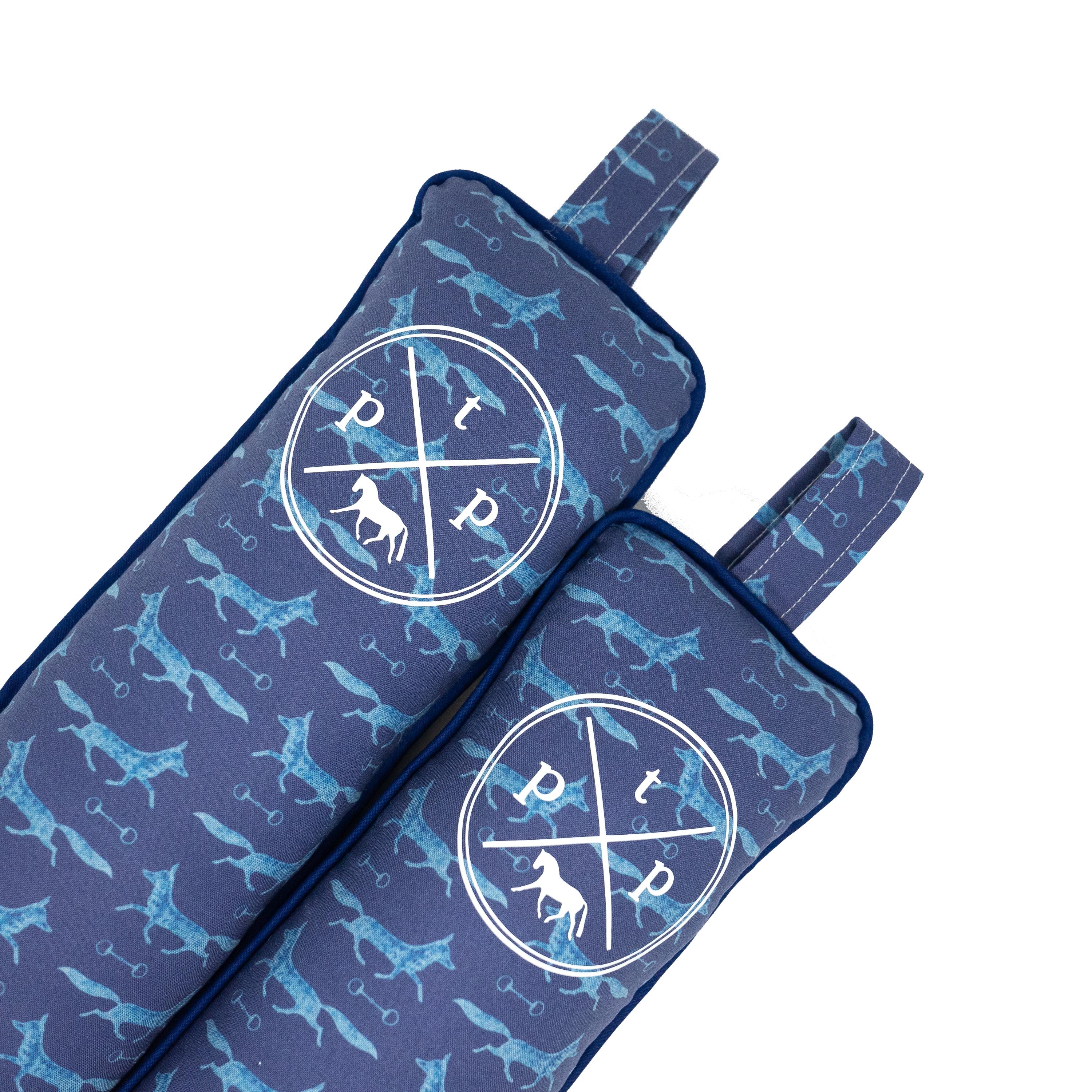 Fox Bits (Blue) - Boot Stuffer | Boot Tree, Fabric Boot Tree, Equestrian Boot Tree, Equestrian Tall Boot Stand, Horse Boot Tree