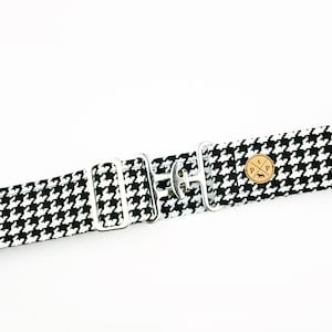 Houndstooth Belt | Equestrian Belt, Horse Belt, Equestrian Belt, Cotton Belt, Custom Belt