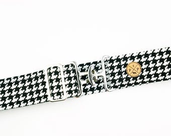 Houndstooth Belt | Equestrian Belt, Horse Belt, Equestrian Belt, Cotton Belt, Custom Belt