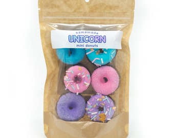 Unicorn Donuts - Handcrafted Horse Donuts | Handmade Horse Treats, Horse Donuts, Pony Donuts, Homemade, Cinnamon Free