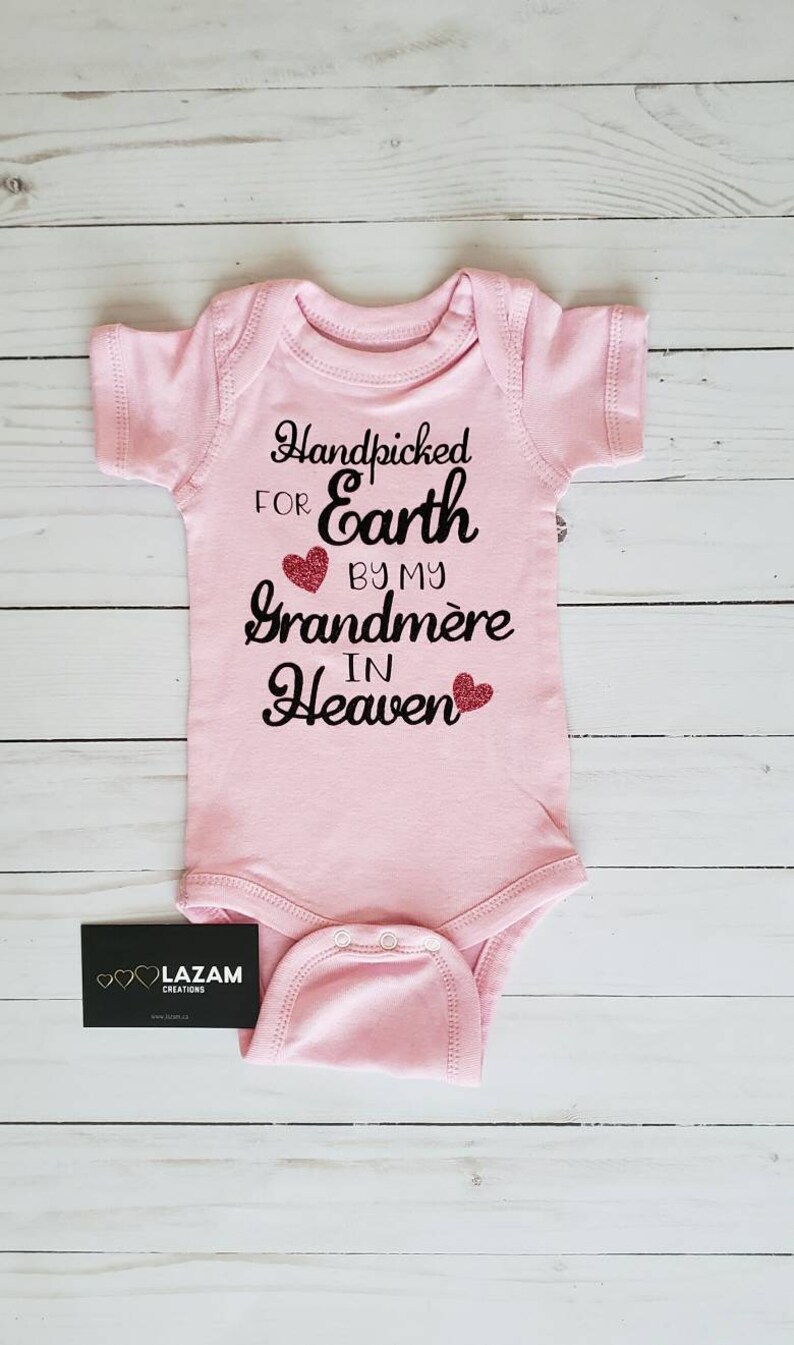 Triés sur le volet pour terre soeur brodé Baby T-Shirt Cadeau ciel personnalisé